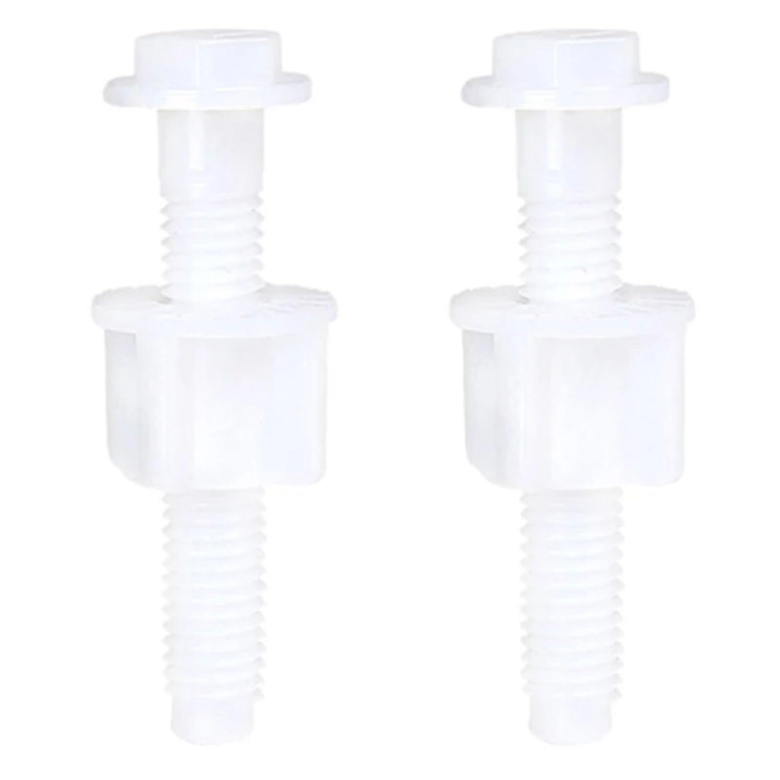 Universal Toilet Seat Hinge Bolts Fixing Kit, RustResistant Screws, Easy Tool Installation