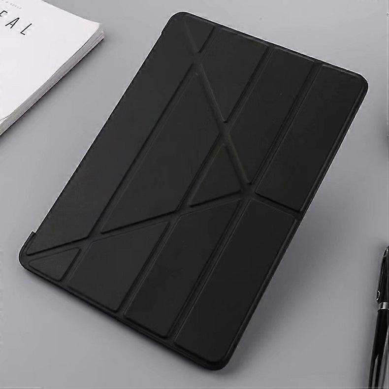 Case For Ipad 10/ 11 2022/2025 Black Transformers Full Silicone Leather