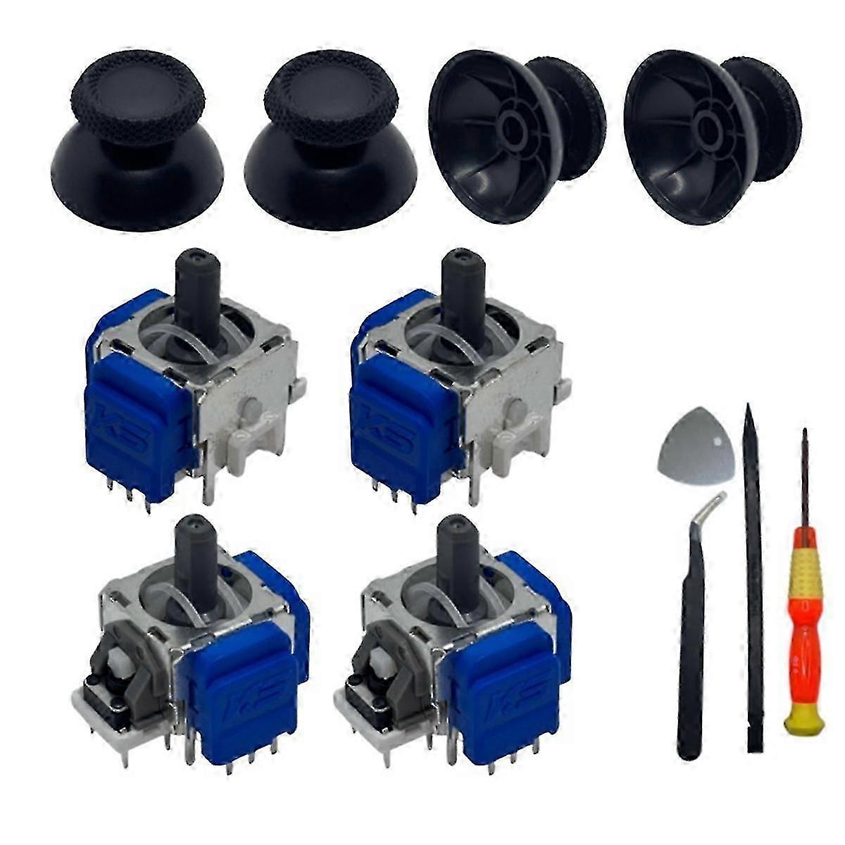 TMR Electromagnetic Joystick + Replacement Cap for Game Controller