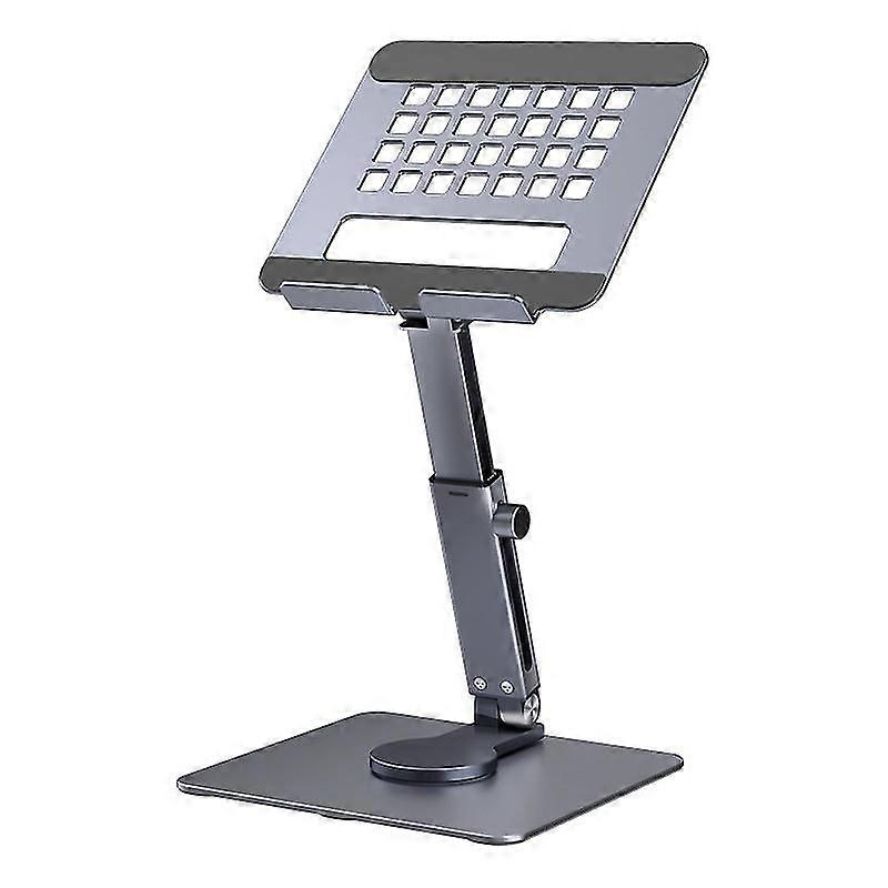 Aluminum Tablet Stand Desk Riser 360 Rotation Multi-angle Height Adjustable Foldable Holder Dock For Xiaomi Ipad Tablet Laptop