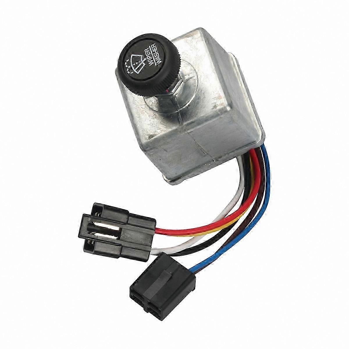 Universal Windshield Wiper Switch with Knob for Multiple Vehicle Models 75600-26