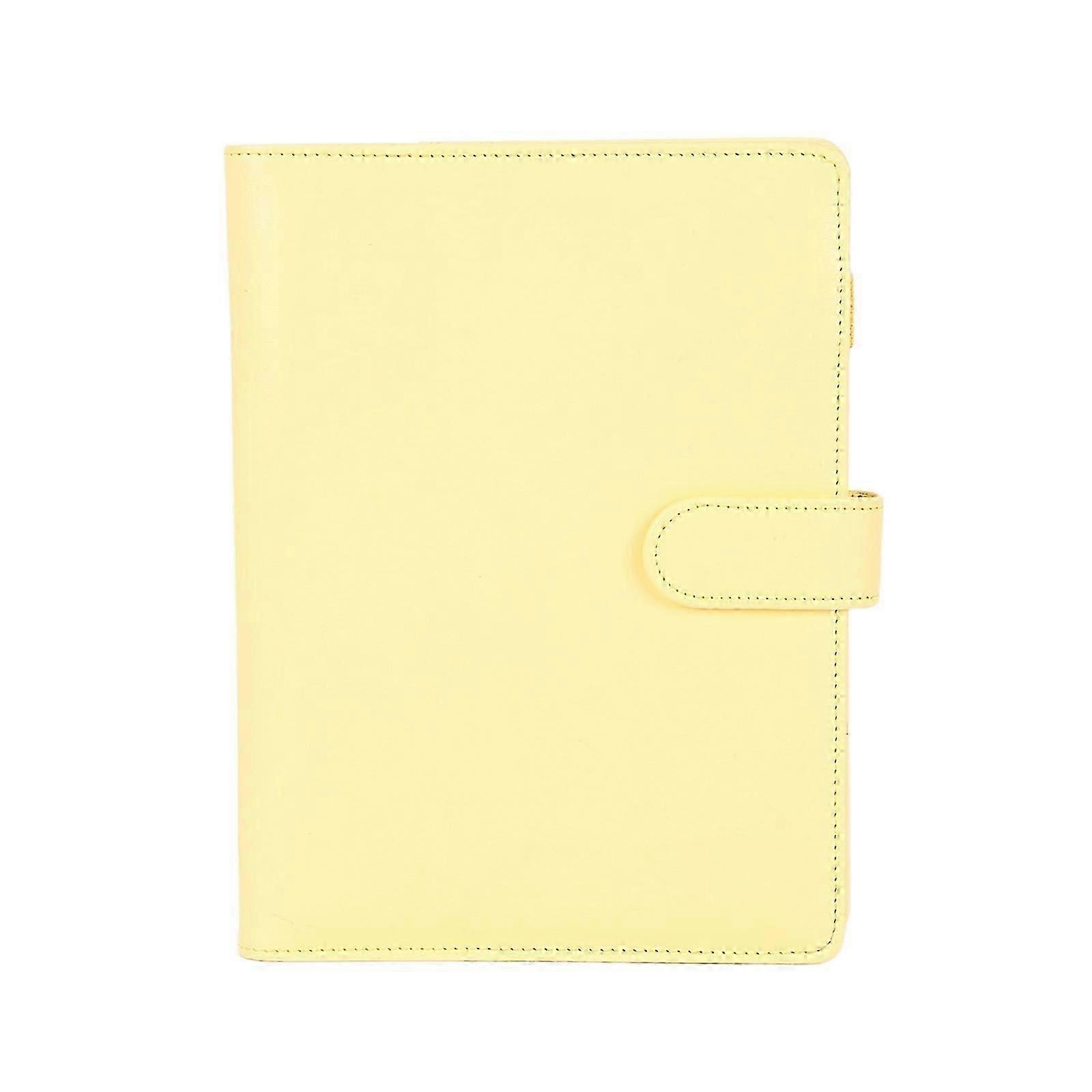 2023 Hot School Notepad Cover Notebook File Folder Refillable Portable PU Leather A5