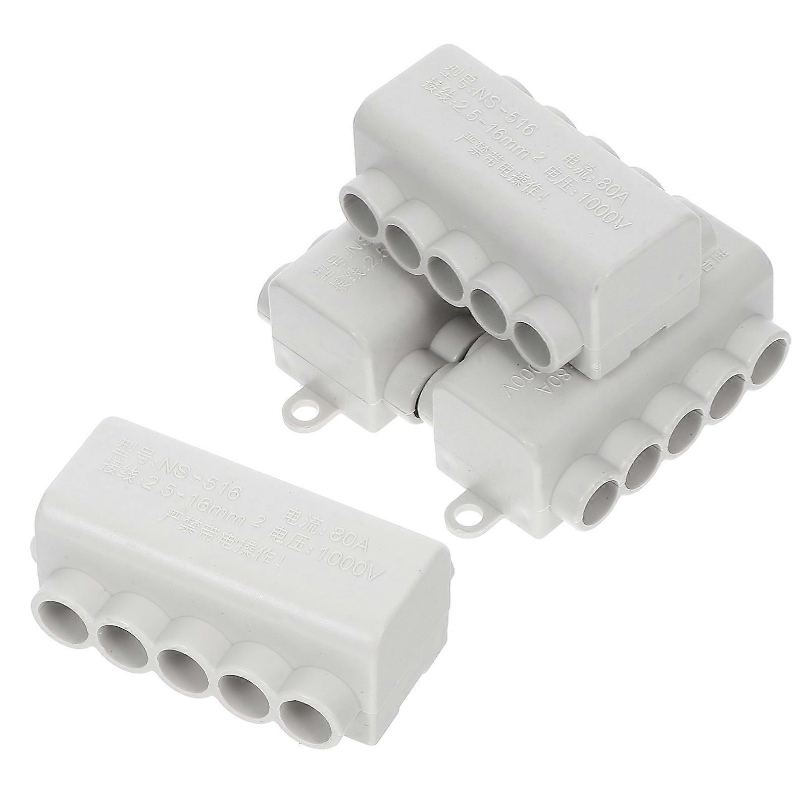 Quick Splice Terminal Wire Block Connector for Home 4Pcs Electrical Splitter