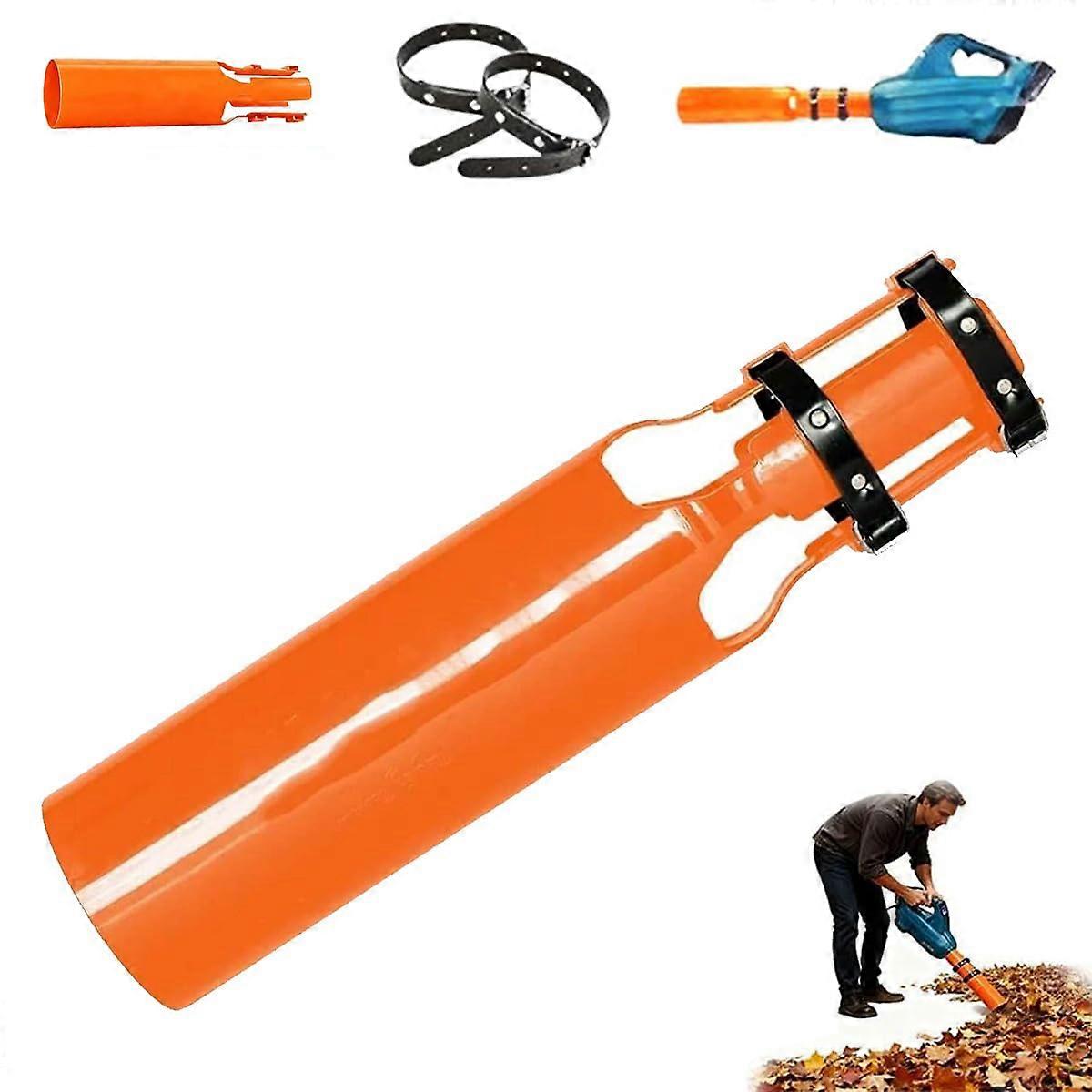 Leaf Blower Attachment with Turbo Nozzle Extension, 2X Vortex Power, Universal 24' Fit for Yard Cleanup