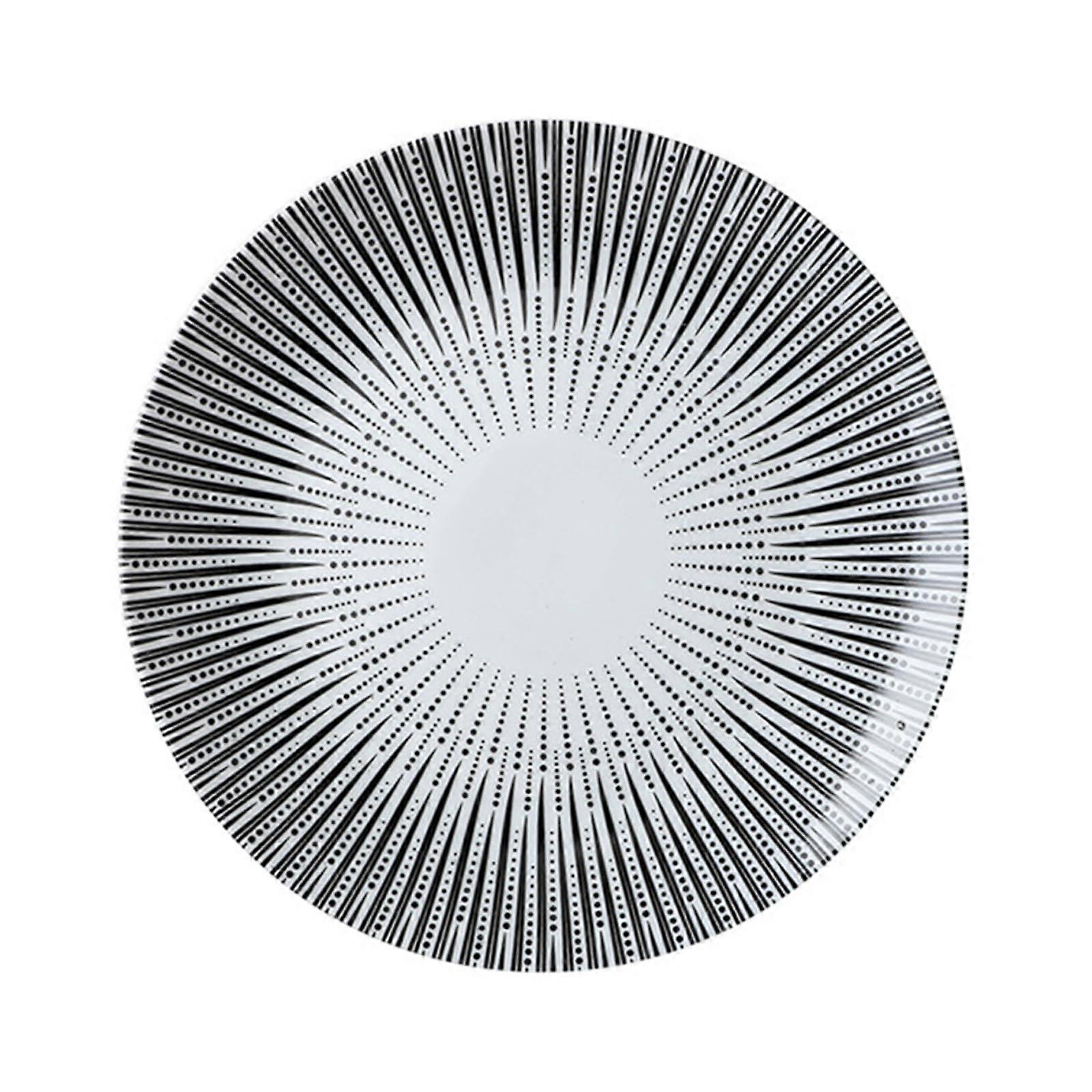 Ceramic Dinner Plates with ScratchResistant Surface, Large Round Serving Plates for Parties 25.8cm Color F