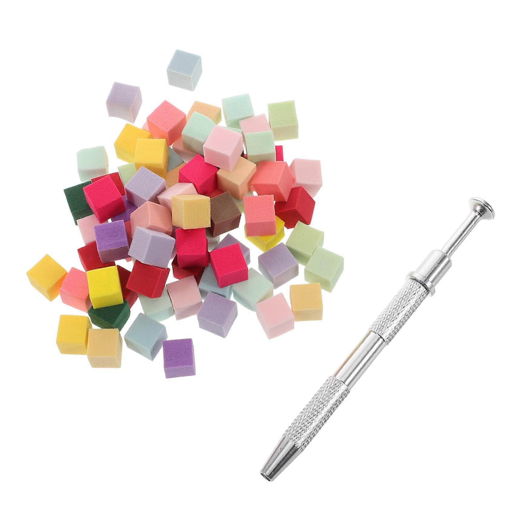 Nail Art Sponge Tool Set with Replaceable Sponges for Smooth Gradient Blending in Professional Salons