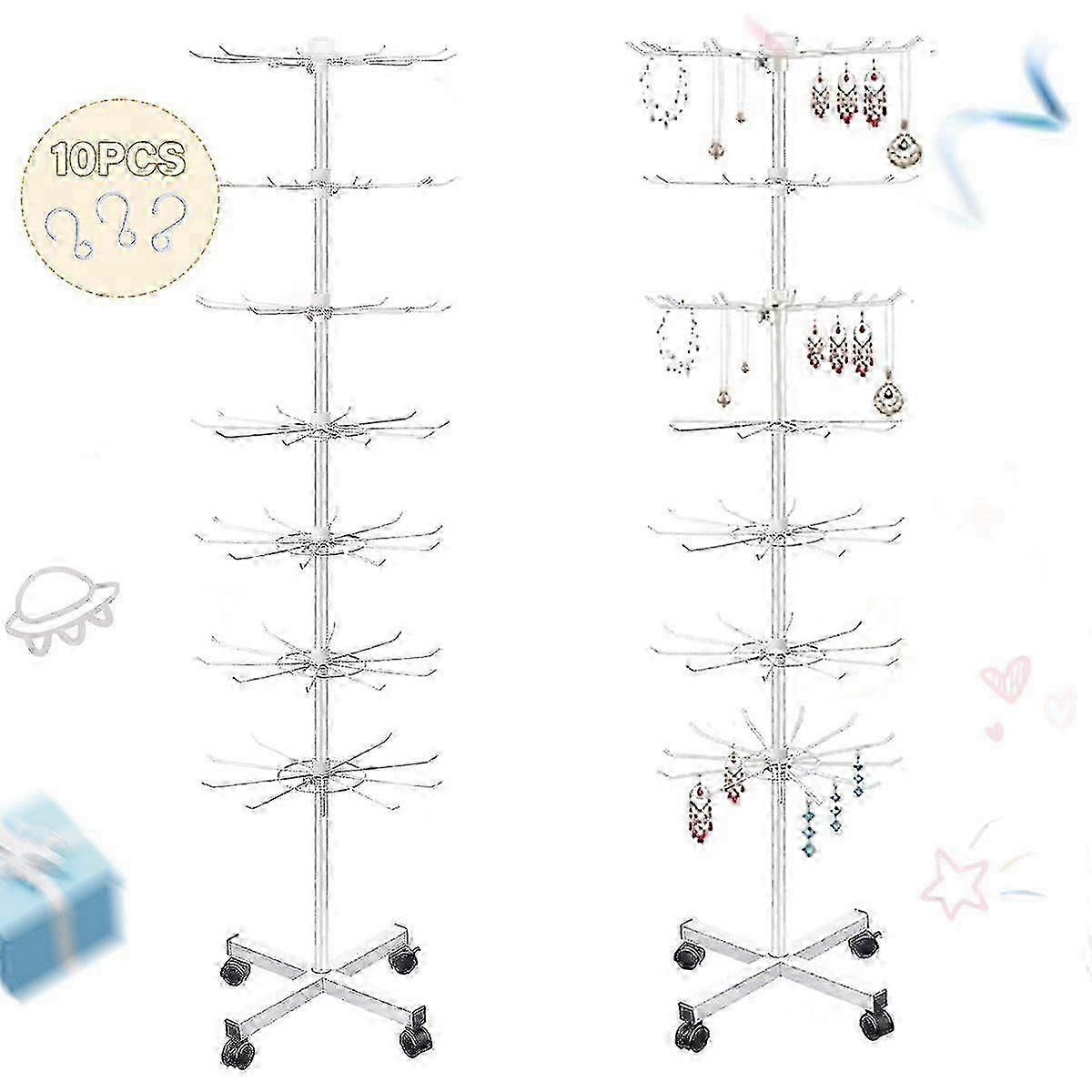 2025 Display stand metal 3/5/7-storey multifunctional swivel frame, versatile design