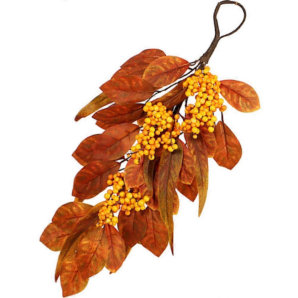 Simulated Maple Leaf Vine Indoor Decoration Multi-Colored Autumn Theme 1Set