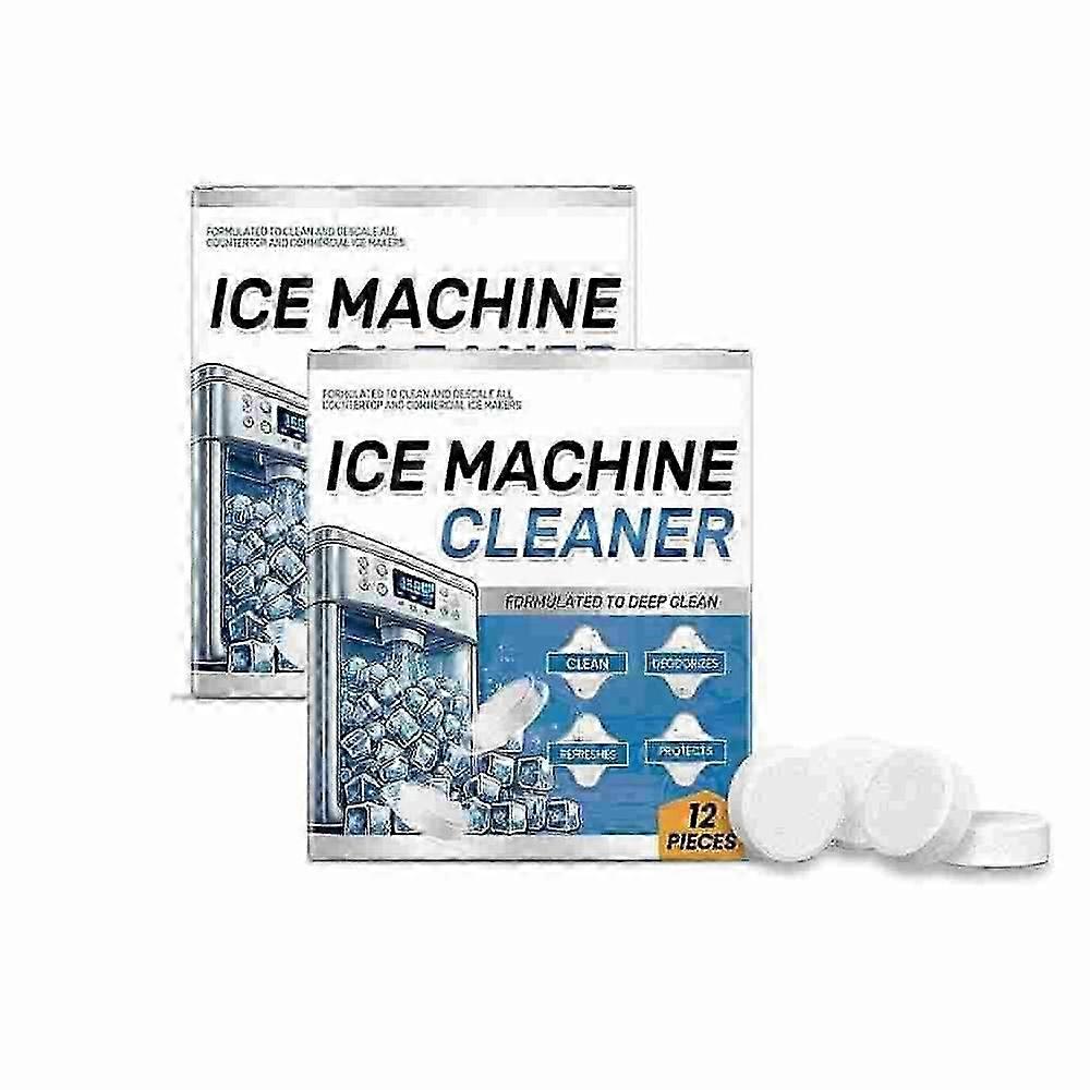 2026 Ice Machine Cleaner Maker Descaler- 24 Pack Ice Maker Cleaner Tablets for Fridge