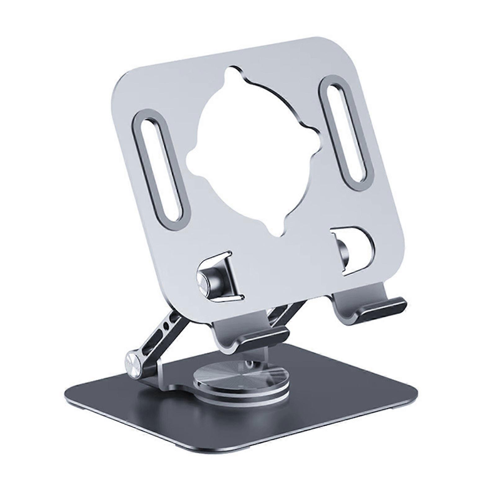 360 Degree Rotatable Computer Stand Foldable Storage Adjustable Height Angle Sturdy Construction for 15.6inch Laptops Multicolor