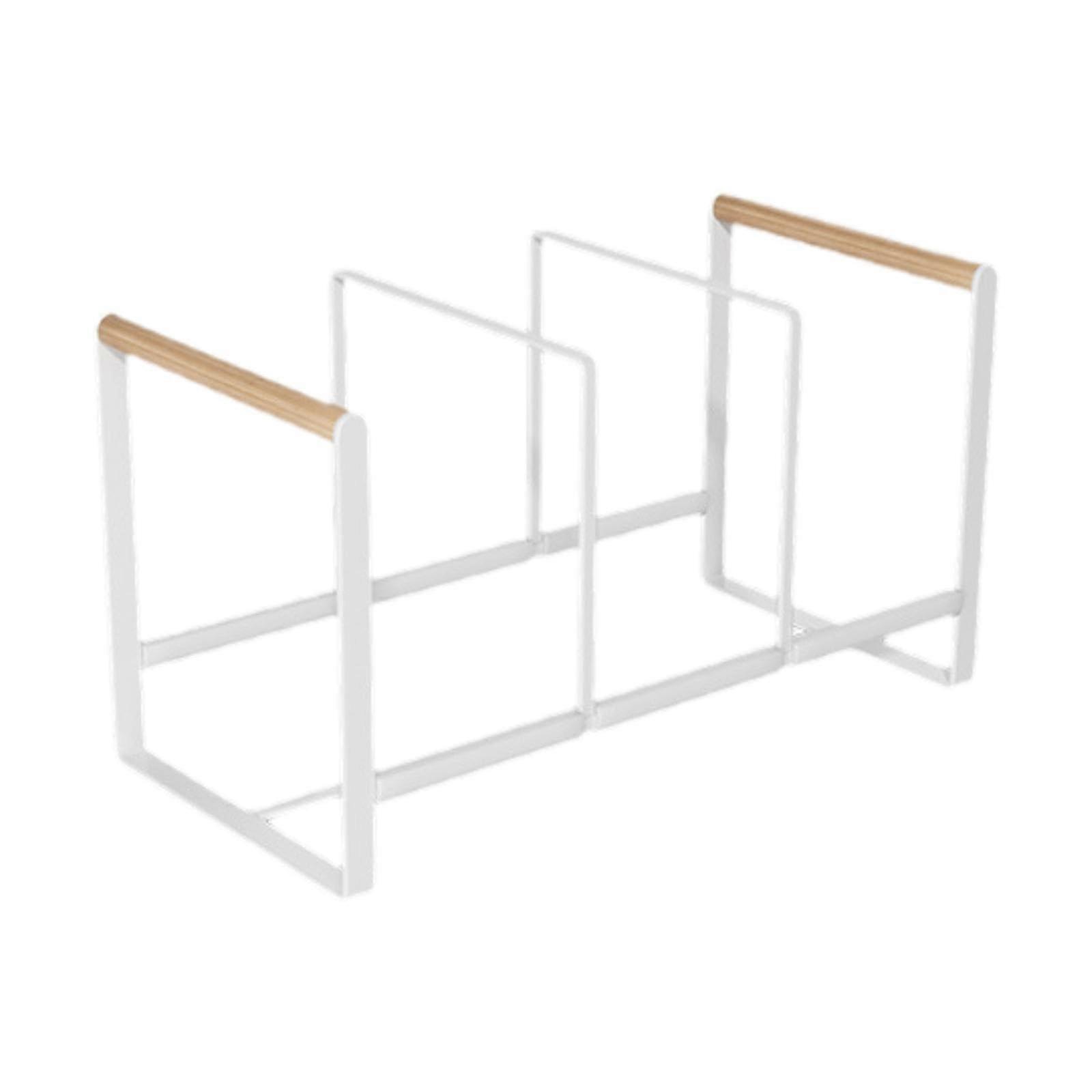 Compact Wooden Dish Drying Rack for Kitchen Countertop, SpaceSaving Dish Organizer