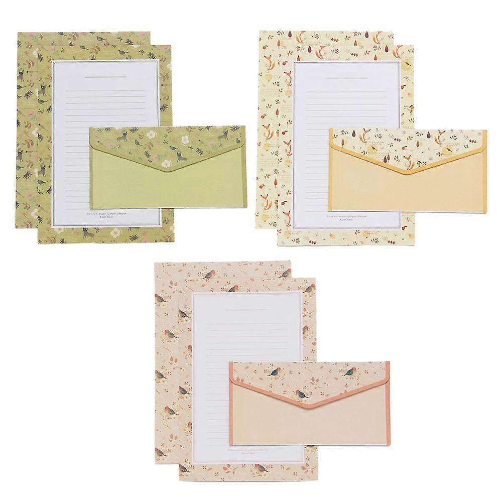 Stationery set with envelopes Writing paper with envelopes
