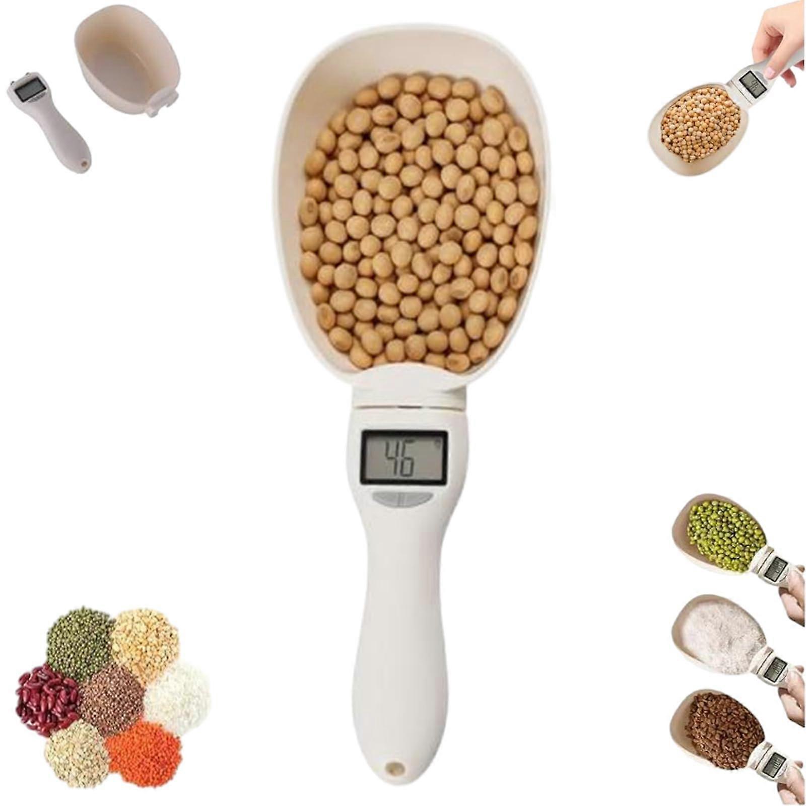 Digital Measuring Spoon Scale for Cooking and Baking, Accurate MultiUnit Conversion, Easy Clean