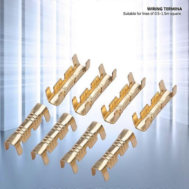 Docking Button Connector Quick 0.5-1.5mm Line 100pcs Terminals Wiring Pressing