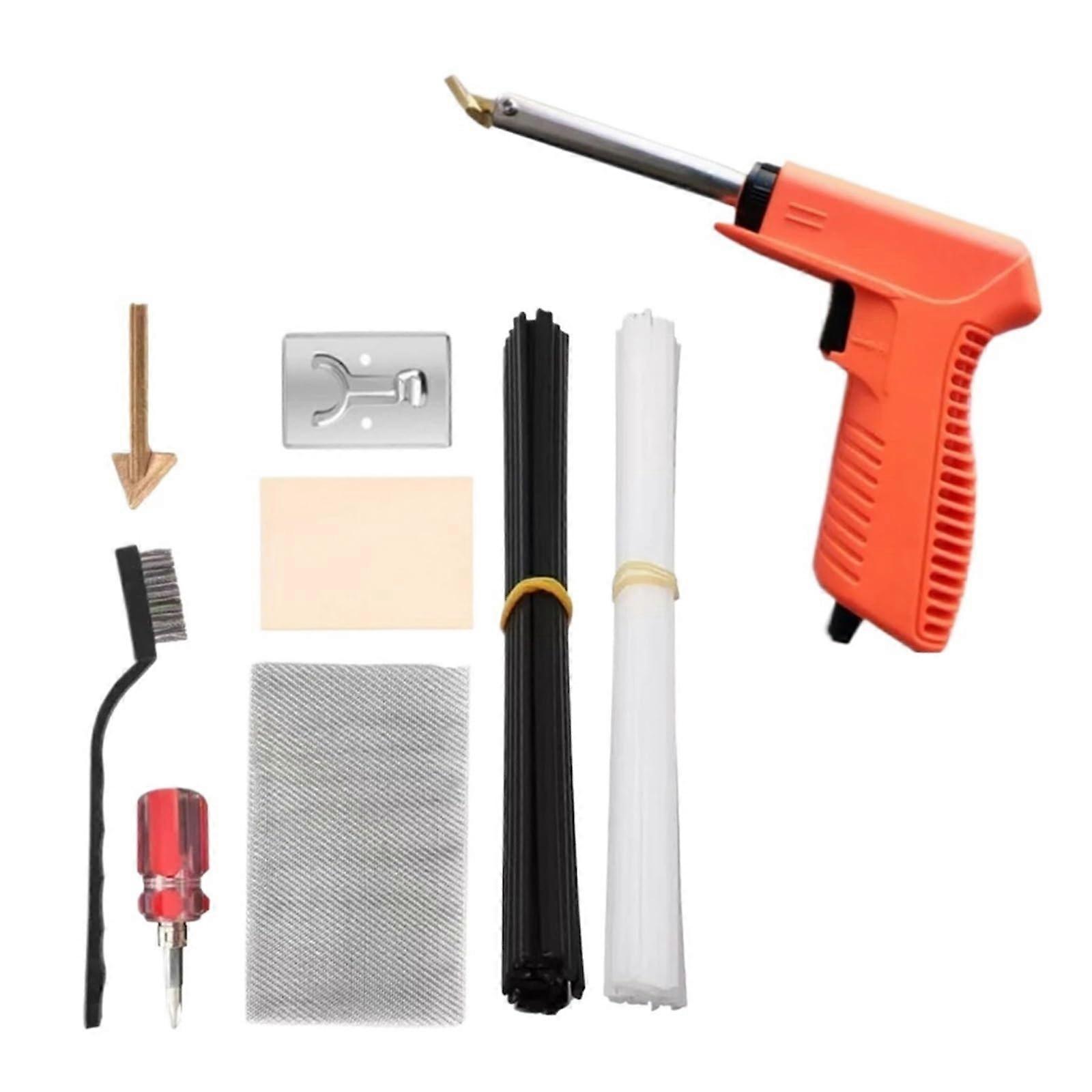 80W Electric Soldering Iron Kit with Fast Heating and Dual Temperature Control for Plastic Welding