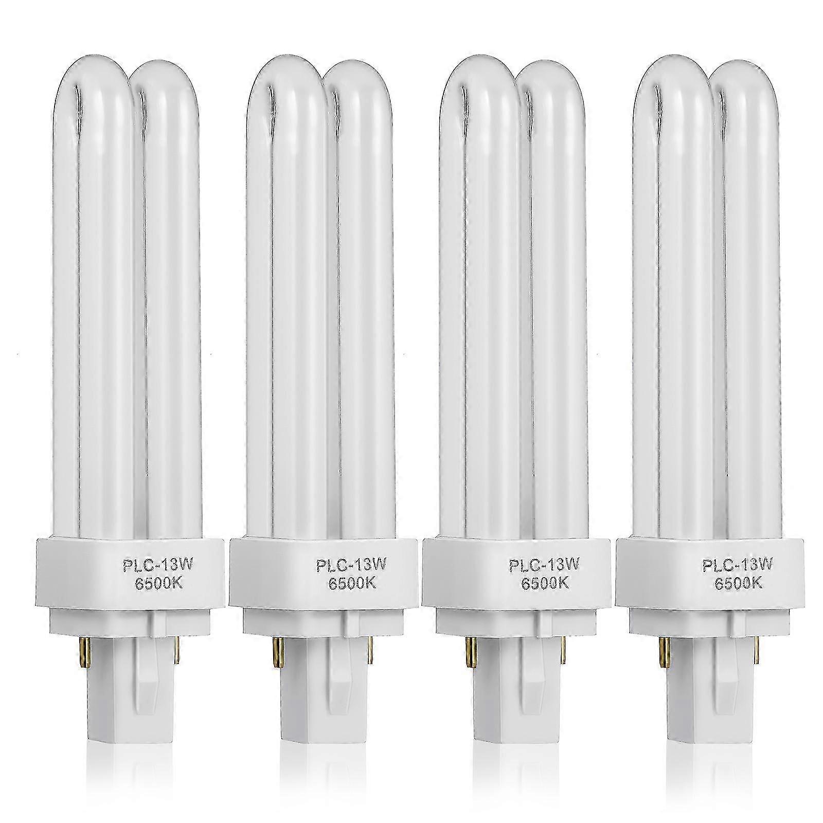 Insert Plug-in 4Pcs Compact Fluorescent Lamp Bulbs for Efficient Lighting