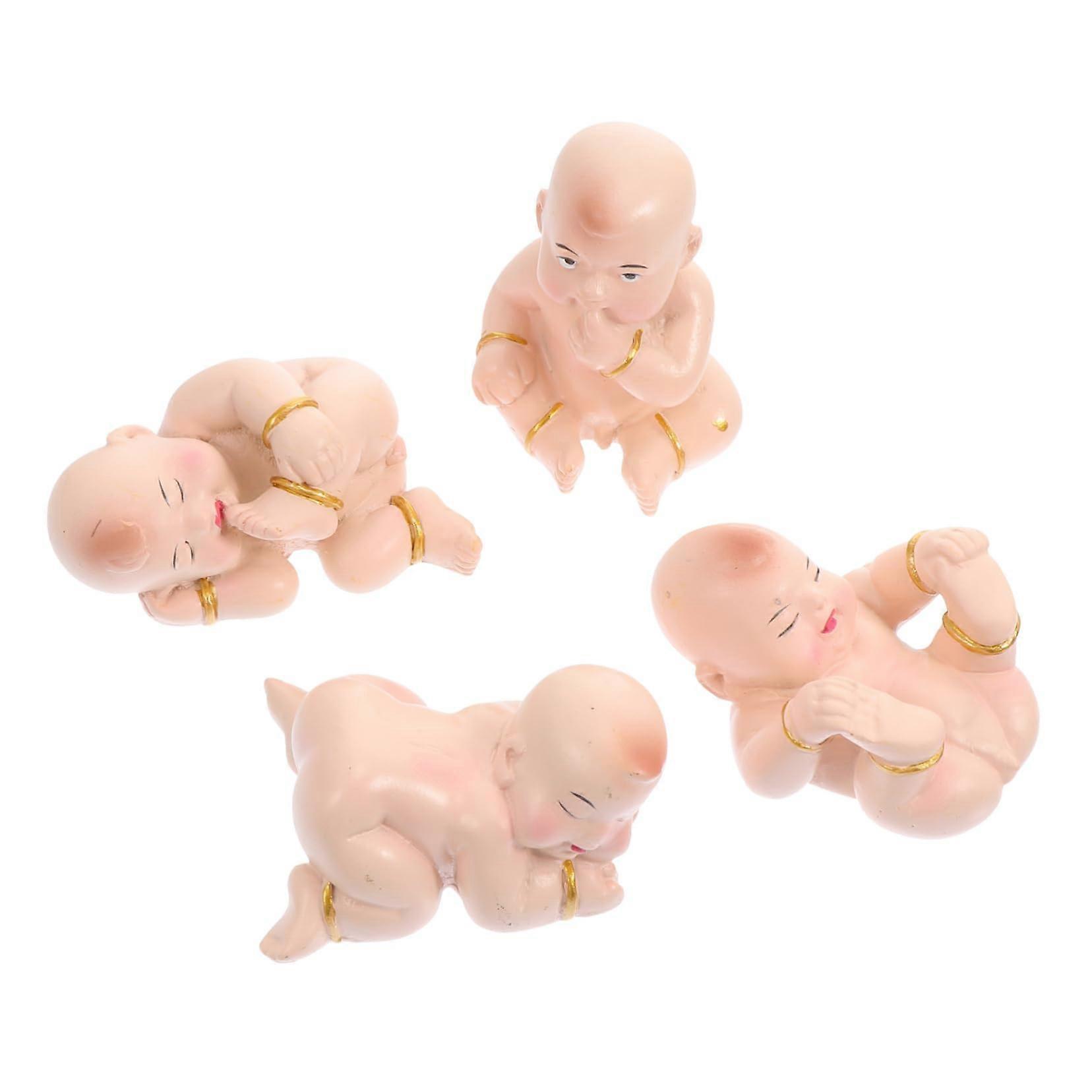 Miniature Garden Accessories Dollhouse Miniatures Sand Table Set with Figures for DIY Micro Garden