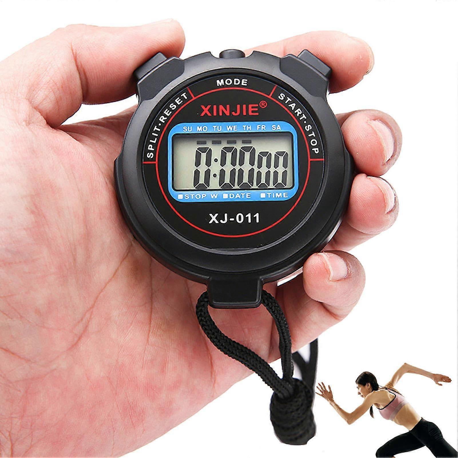 Stopwatch Timer Waterproof Digital Sports Stopwatch with Large Screen Display and Accurate Split Timing