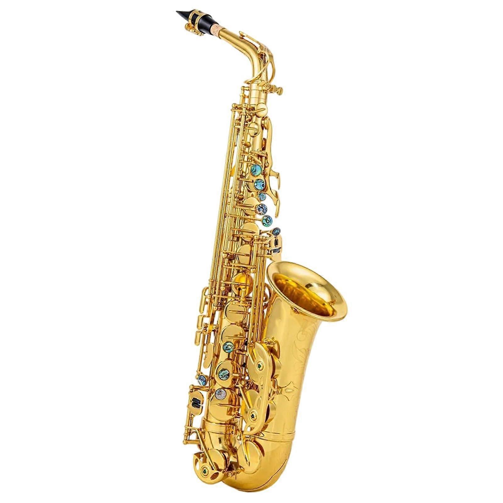 Alto Saxophone with Case and Accessories, Lightweight Beginner Design for Smooth Tone