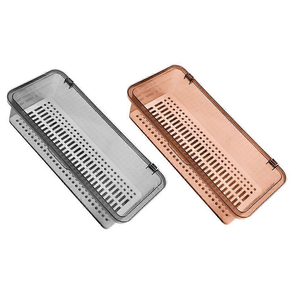 Kitchen Supply Chopstick Storage Holder for Draining Drain Box 2Pcs