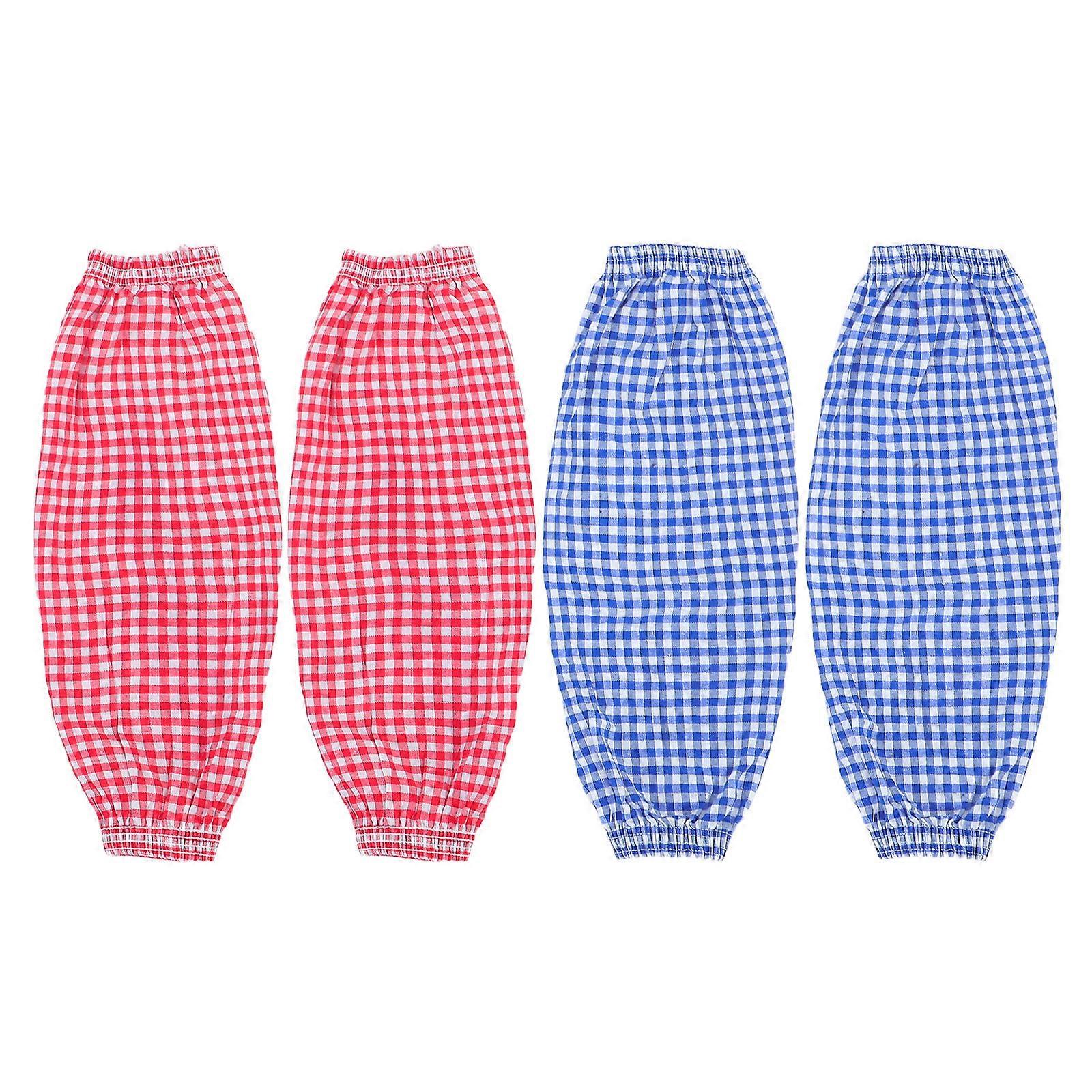 Sleeve Protectors Cooking Multi Function Arm Oversleeves Linen Material Assorted Color 2Pcs