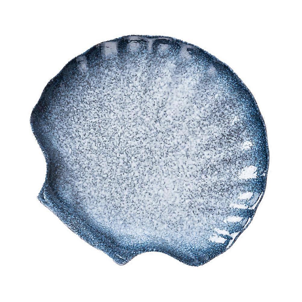 Ceramic Plate Shell Shape Plate Household for Serving 1Pcs Creative Form