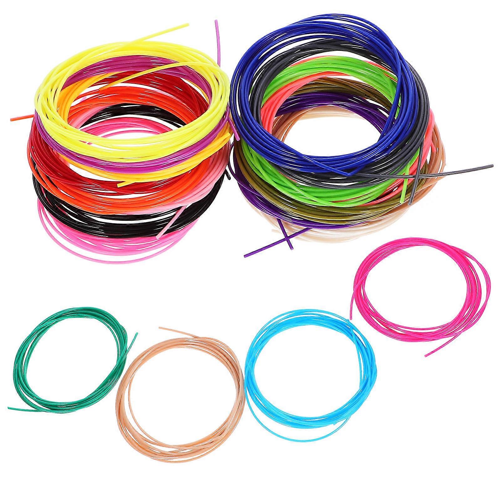 3D Printer Filament Pla Material for 3D Printer 80 Rolls Assorted Colors
