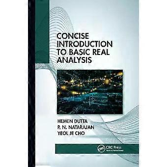 Introduction concise à l'analyse réelle de base - Hemen Dutta
