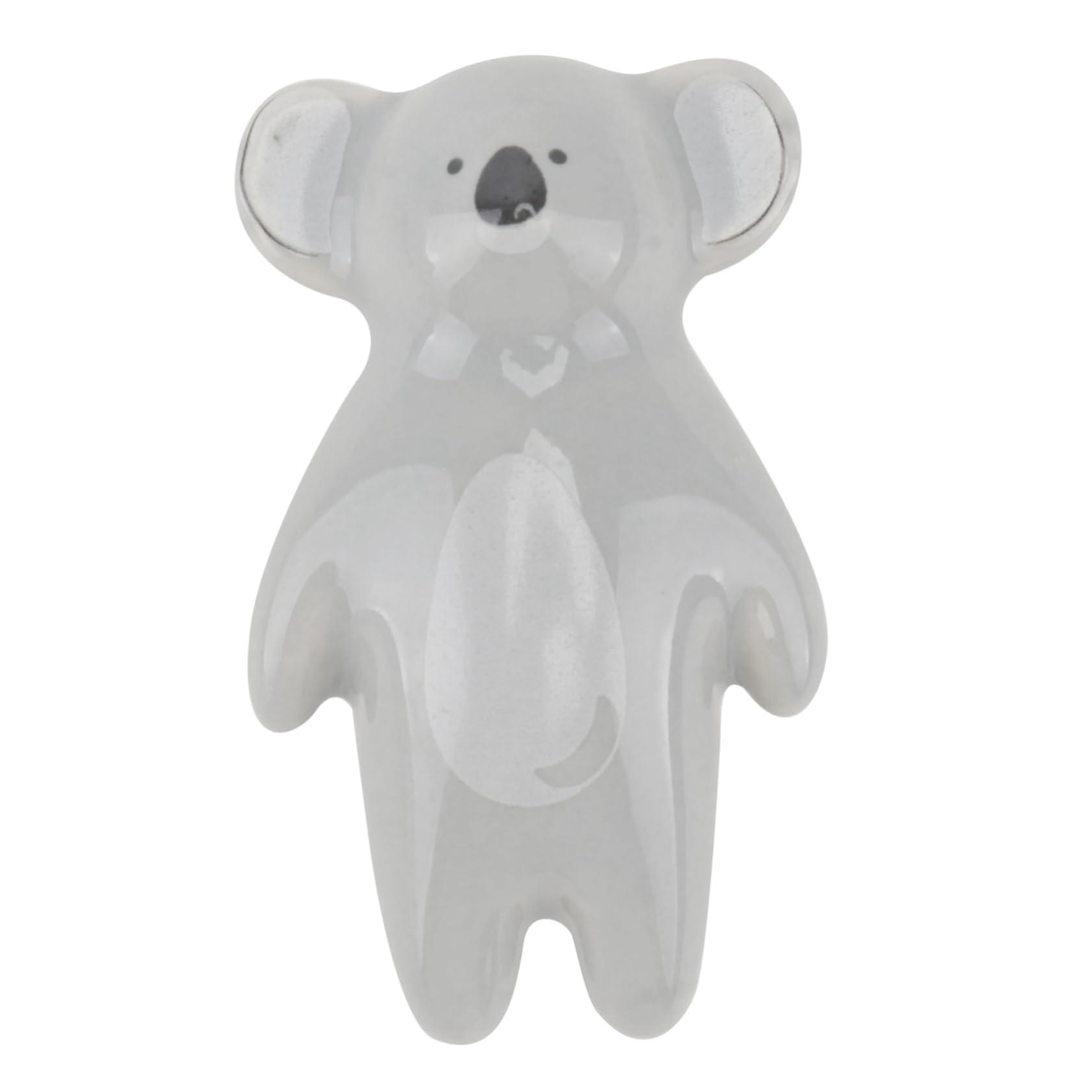 Ceramic Cabinet Handles Light Grey Wardrobe Door Pulls Durable Easy Install Modern Decorative Knobs