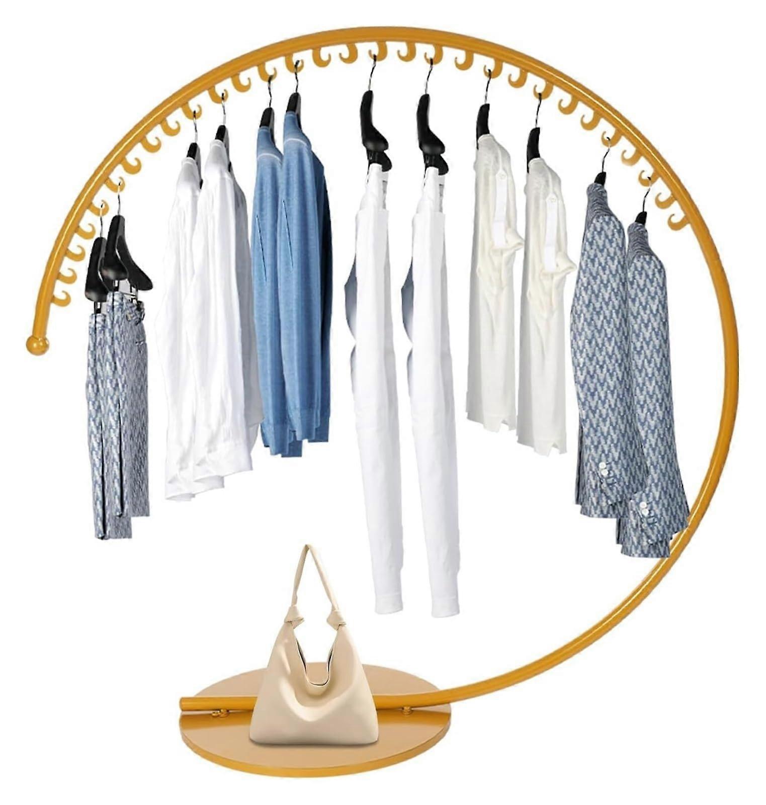 Clothes Drying Rack with Large Hanging Capacity, Space Saving Freestanding Laundry Stand