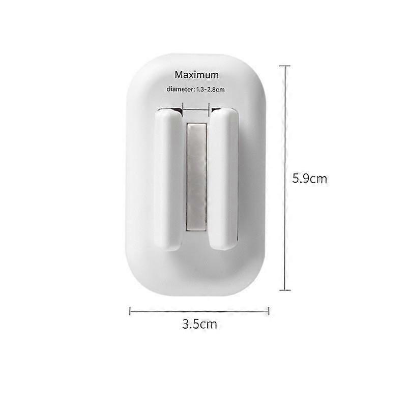 Wall-Mounted Toothbrush Holder, Multi-Functional, No-Drill