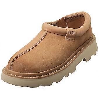 UGG Tasman Lug heren slip-on schoenen in kastanjebruin