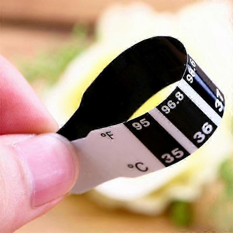LCD Thermometer Strip Reusable Forehead Temperature Test Sticker Home Use