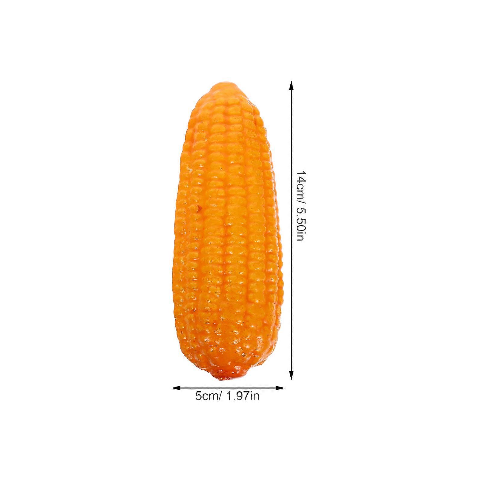 Simulation Corn Foam Decoration for Kitchen 5Pcs Artificial Corn Models