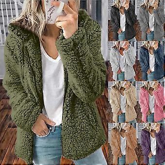 2026 Autumn/Winter Women's Casual Hooded Wool Coat L