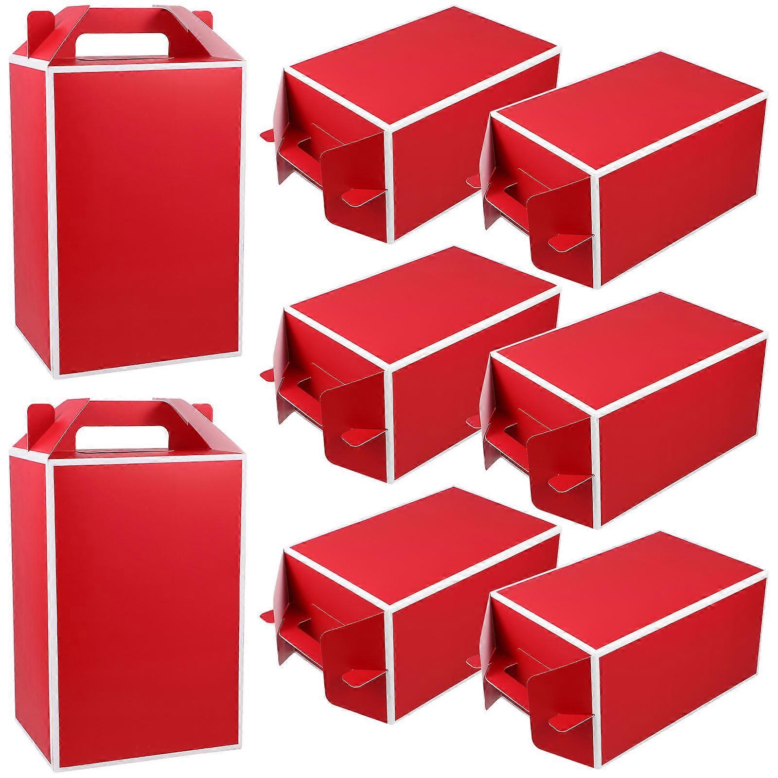 Packaging Gift Boxes for Storage Use 10Pcs Paper PVC Boxes