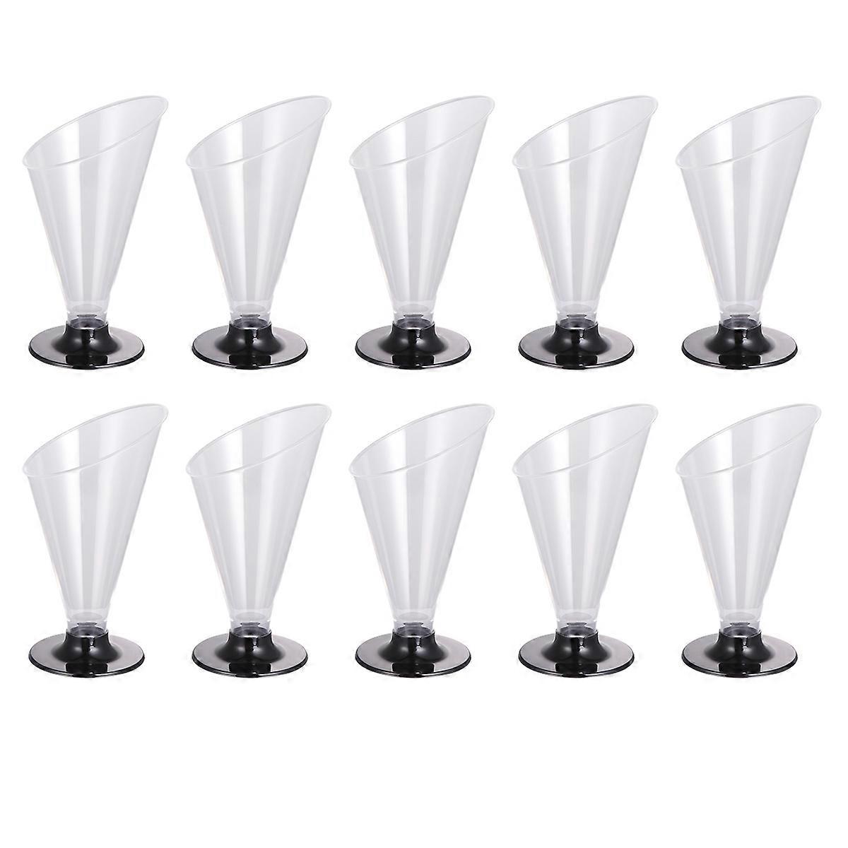 Dessert Cups Pudding Cups for Party Use 10Pcs Practical Multi-
