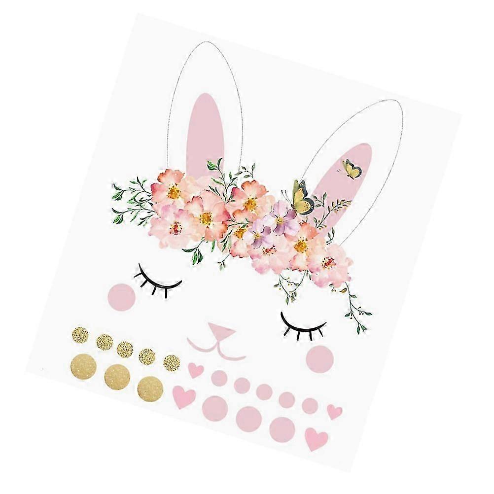 Rabbit Wall Sticker Easter Rabbit Wall Decal for 1Pcs Decorative Use