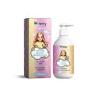 Wiieey two-in-one hair & body shampoo repair hair tail dry scalp massage gentle cleaning soft hair care - wiieey two-in-one hair & body shampoo repair