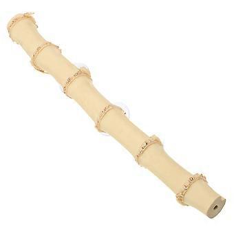 Giocattolo per rettili in bambù con ramo a ventosa, colore kaki, ideale per arrampicarsi.