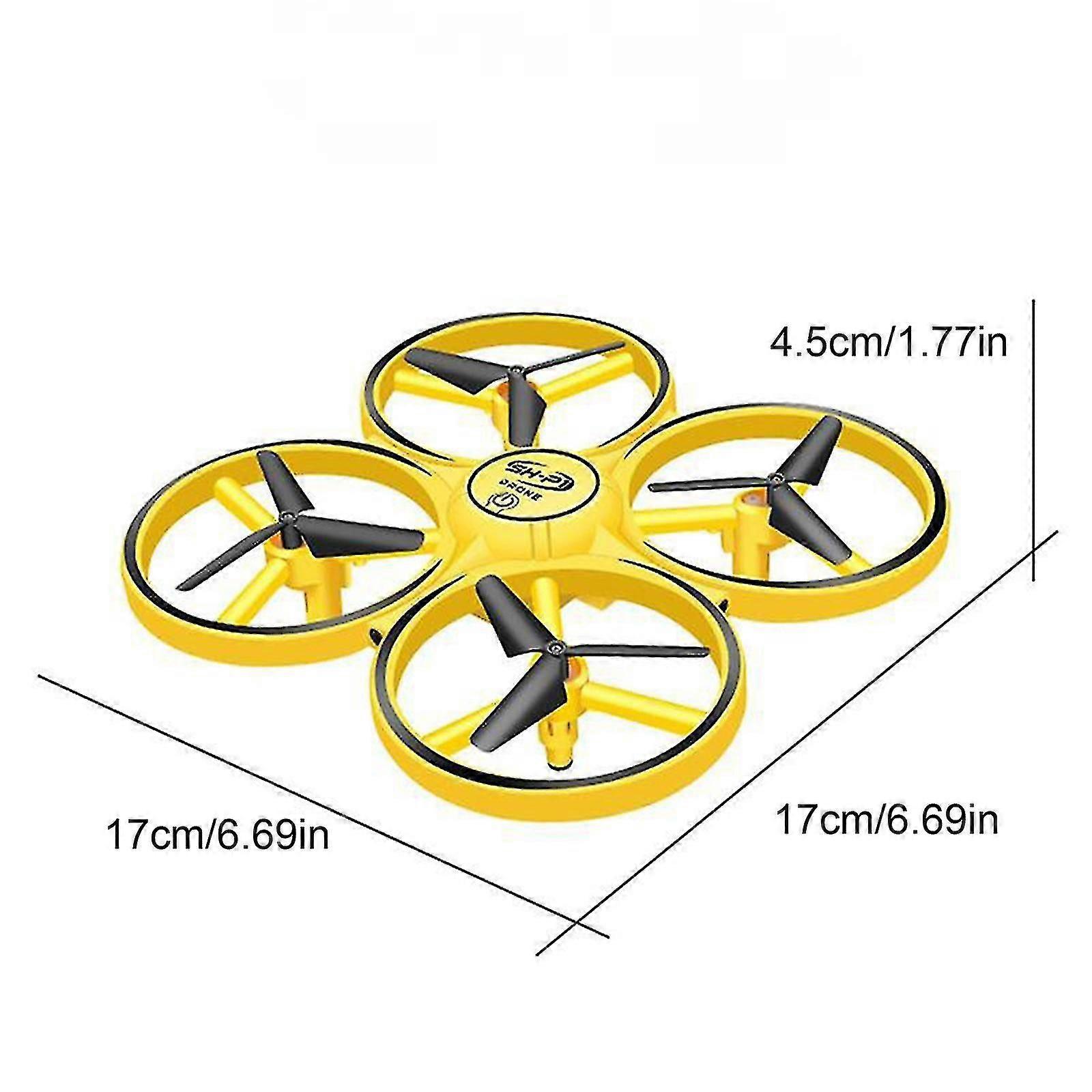 Toy Watch Remote Control Rechargeable Led Light Automatic Gesture Sensor Uav