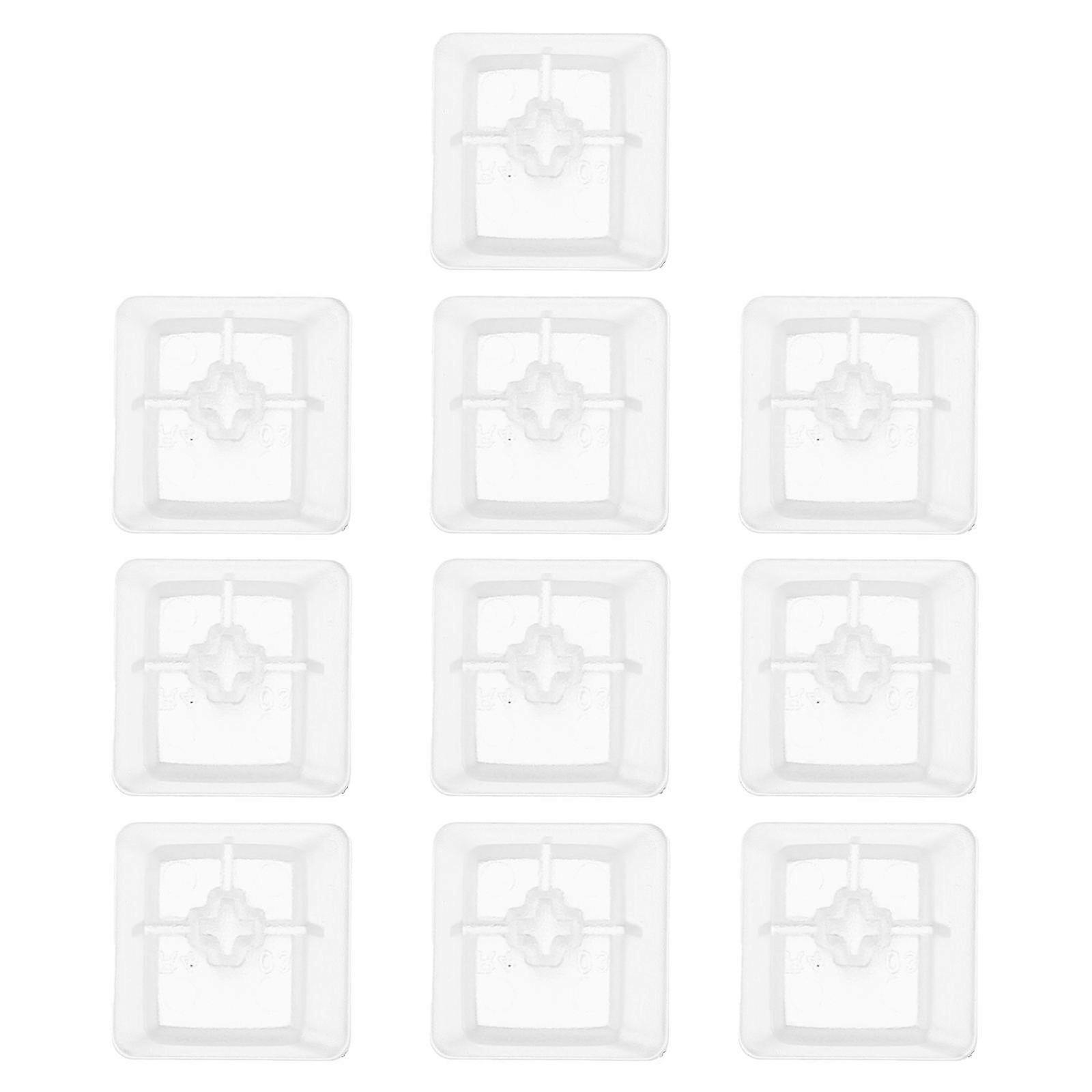 10pcs Key Mechanical Keyboard Accessory Keycap Transparent Keyboard Key Protector