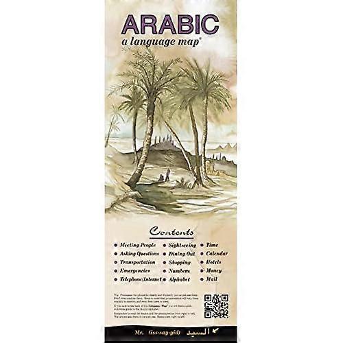 Arabic, A Language Map (Language Maps) [Folded Map]