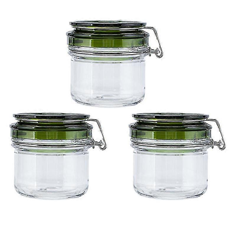 3pcs Food Containers,  Screw Makeup Jar