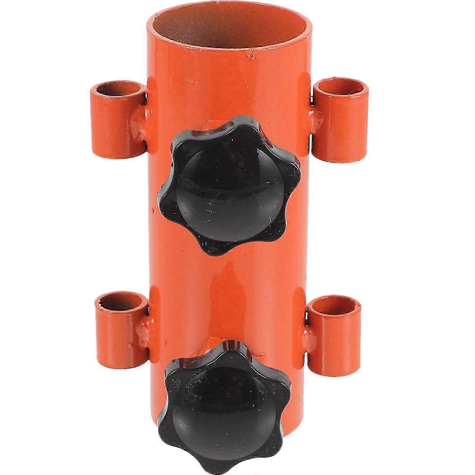 Multi-Function Canopy Pole Holder For Camping Supplies 10x7cm Orange Durable 1Set