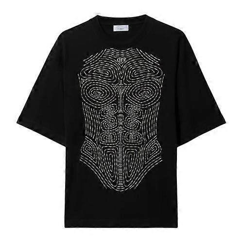 Off White Mens Stitched Regular T-Shirt