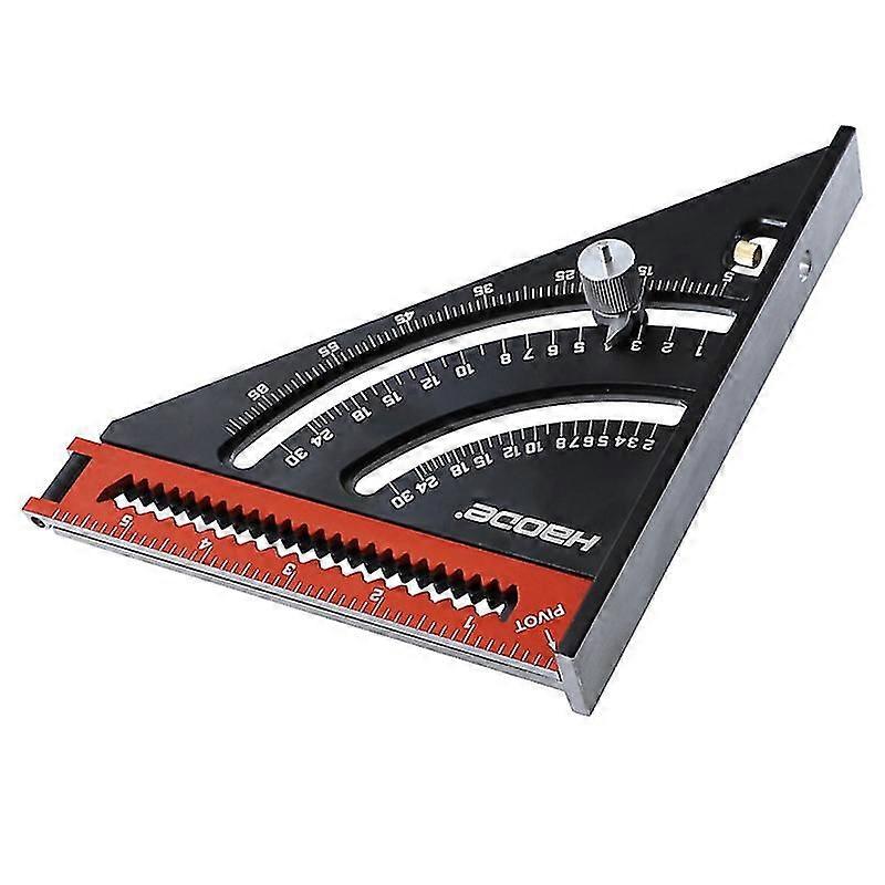 Metal Square Aluminum Folding Triangular Ruler Combination Square, 45 90 Degree Multifunctional Square Triangular Ruler Protractor/carpenter Tools