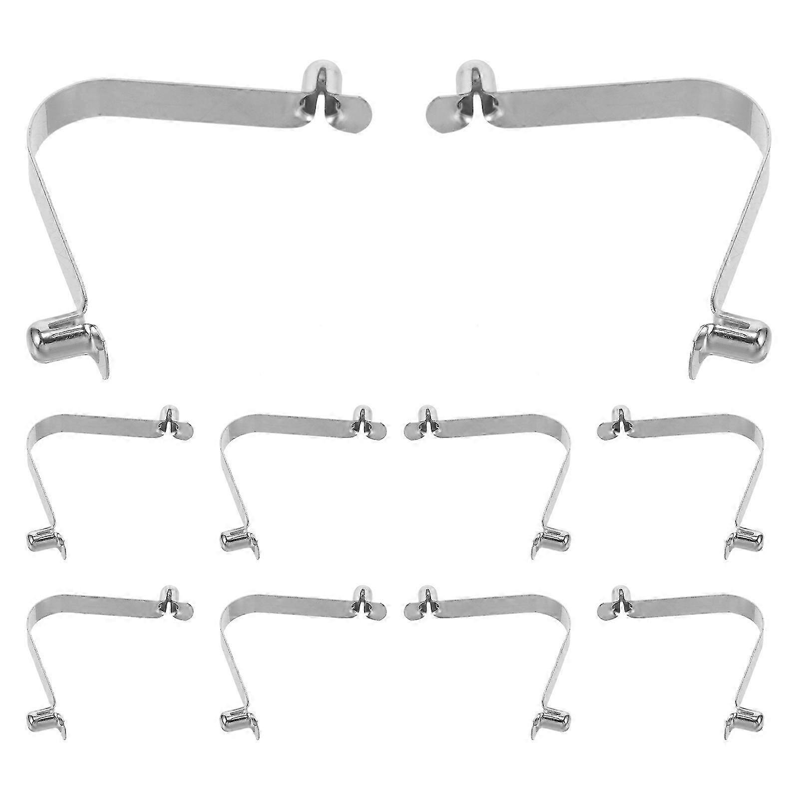 10pcs Snap Clip Kayak Paddle Spring Snap Clip Pole Push Button Spring Clip Supply