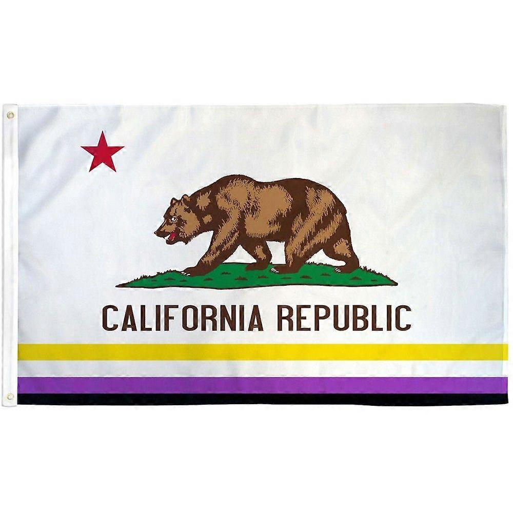 CALIFORNIA REPUBLIC NON-BINARY FLAG YA0802