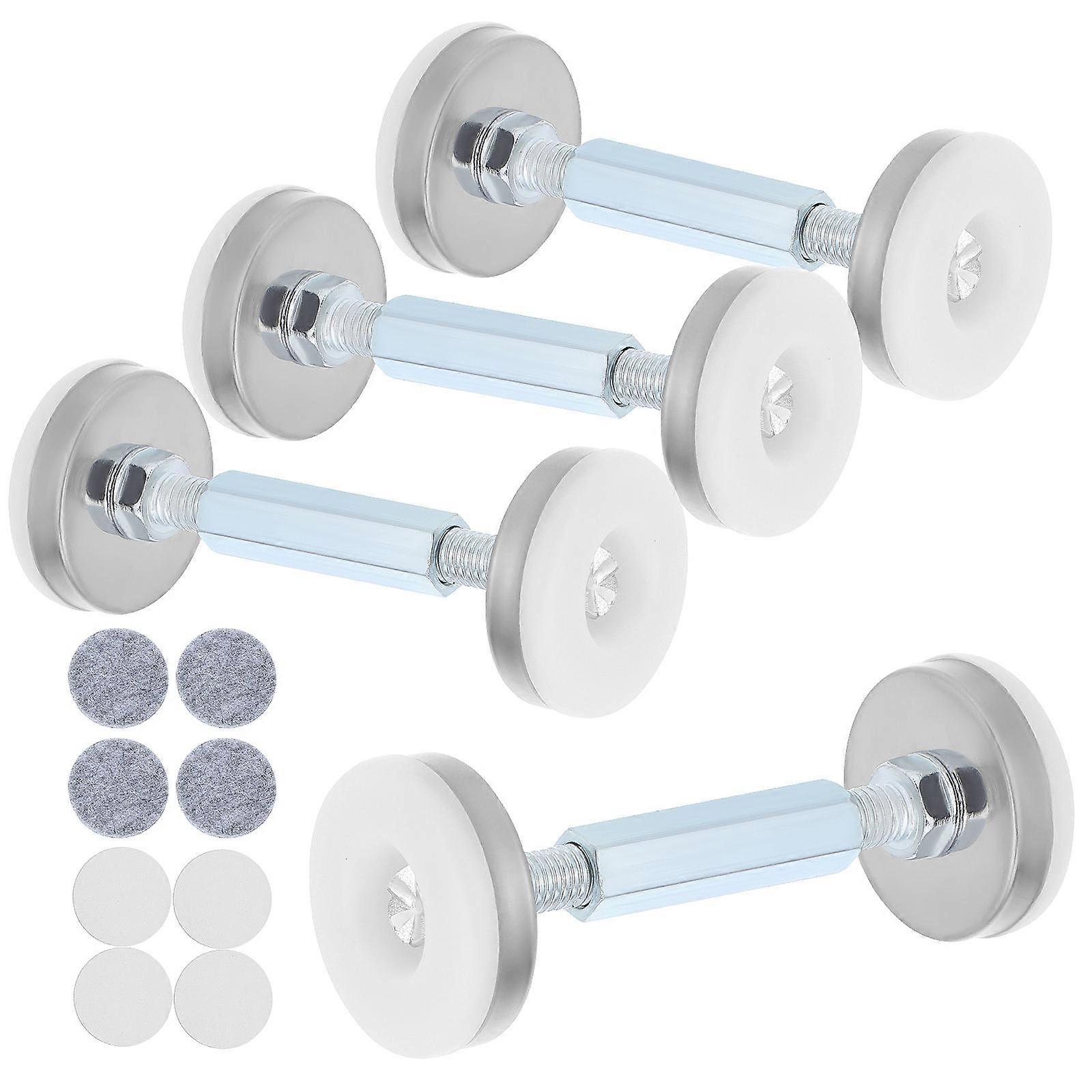Bed Frame Stabilizer Adjustable Threaded Headboard Stoppers 4Pcs for Stability